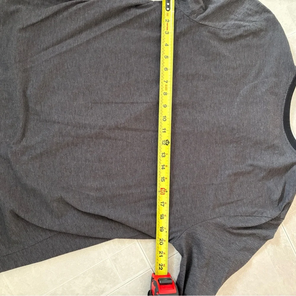 GUESS Charcoal Long Sleeve Henley Shirt - Picture 5 of 9